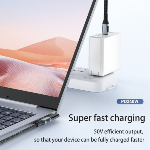 Adaptateur femelle 40 Gbit/s 240 W USB-C/Type-C vers USB-C/Type-C femelle (noir) SH901A1608-07