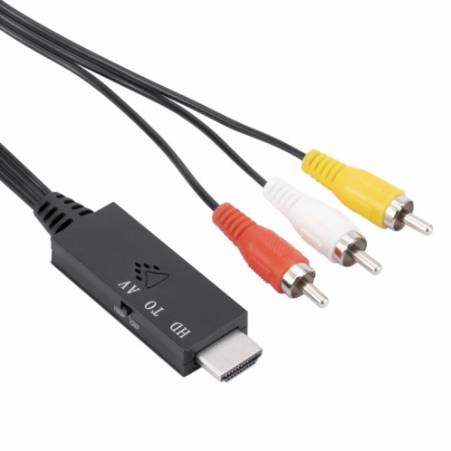 Convertisseur HD HDMI vers AV 1080P, longueur : 1 m (noir) SH301A353-06