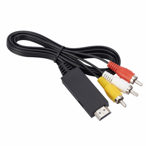 Convertisseur AV vers HDMI 1080P HD, longueur : 1 m (noir) SH401A778-06