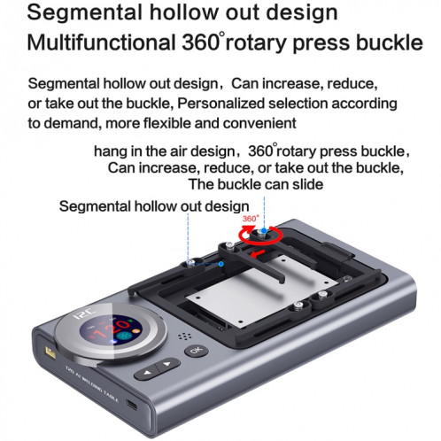 i2C T20 Plate-forme de chauffage à couche intermédiaire de carte mère intelligente pour iPhone X-13 Series, prise : US SH9101771-013