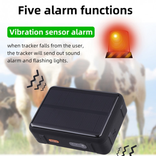 Traqueur GPS étanche pour bovins et ovins à énergie solaire V44 SH8357236-09