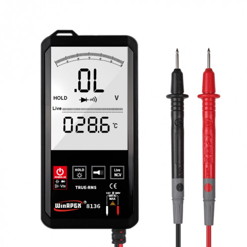 Multimètre numérique à écran tactile intelligent WinAPEX, modèle : 8136 SW7901676-07