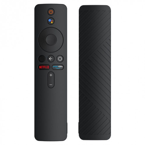 Pour Xiaomi MiBox S Étui de protection en silicone liquide pour télécommande (Noir) SH102A156-05
