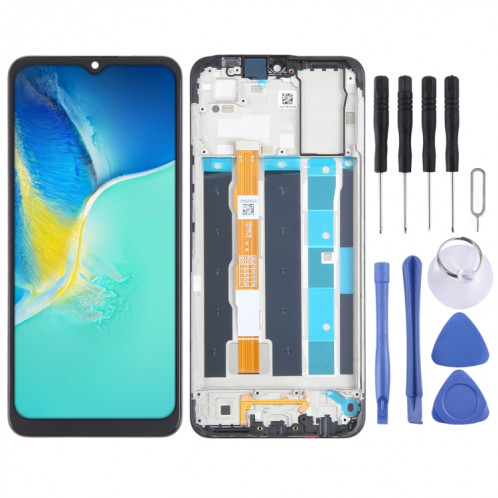 Écran LCD OEM pour l'assemblage complet du numériseur vivo Y15c / Y15s avec cadre SH4902230-06