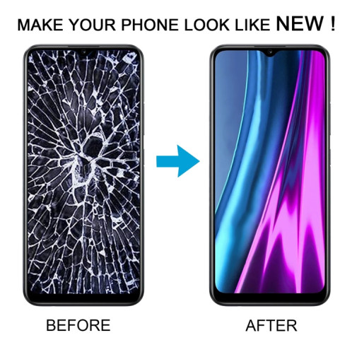 Pour Realme Narzo 50i 4G RMX3235 OEM écran LCD numériseur assemblage complet avec cadre SH5008162-07