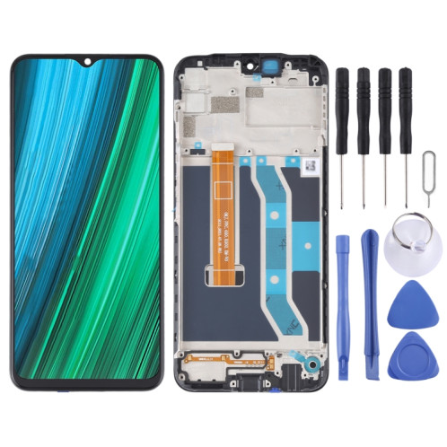 Pour Realme Narzo 50A 4G RMX3430 OEM écran LCD numériseur assemblage complet avec cadre SH50091603-07