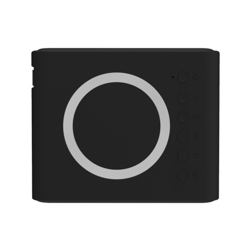 Le mini projecteur LCD T300S 320 x 240 24 lumens ANSI prend en charge le même écran filaire et sans fil, spécification : prise britannique (noir). SH203A370-012