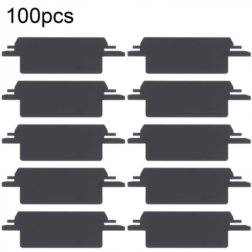 Pour iPhone 11 Pro 100set Autocollant de bande adhésive noire de batterie SH0005649-00