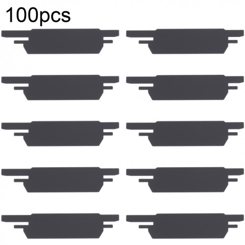 Pour iPhone 12 mini / 13 mini 100set Autocollant de bande adhésive noire de batterie SH0007762-04