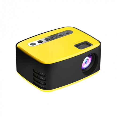 T20 320x240 400 Lumens Version de base Portable Home Cinéma LED HD Projecteur numérique, Type de prise: Prise UE (Jaune) SH902A233-09