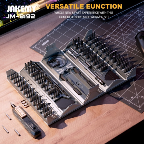 Jakemy JM-8192 Jeu de tournevis de précision CR-V 186 en 1 SJ88831097-013