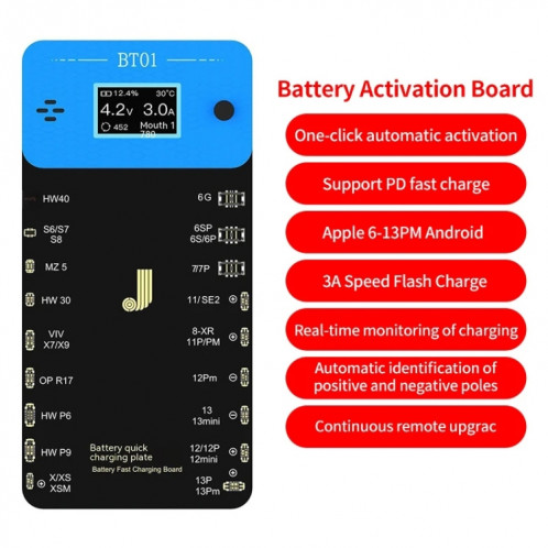 Carte de charge rapide de la batterie JCID BT01 SJ88901029-09