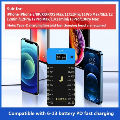 Carte de charge rapide de la batterie JCID BT01 SJ88901029-09