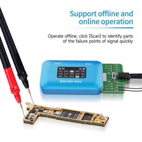 Analyseur de bus JCID Rbox pour la détection des défauts de signal iPhone et Android SJ89021609-06