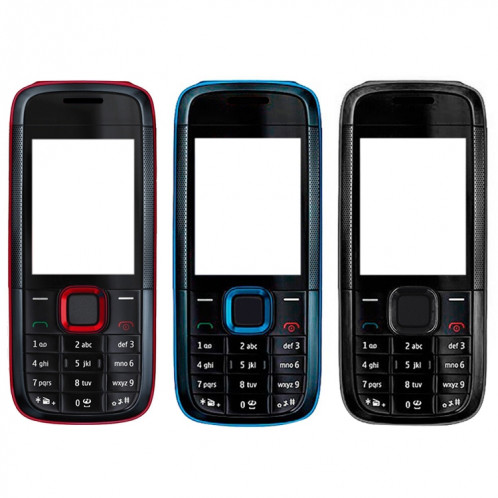 Pour Nokia 5130XM Couverture complète du boîtier (rouge) SH701C991-03