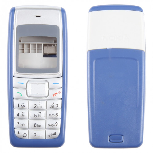 Pour Nokia Nokia 1110 / 1112 Couverture complète du boîtier (Bleu) SH901B26-06