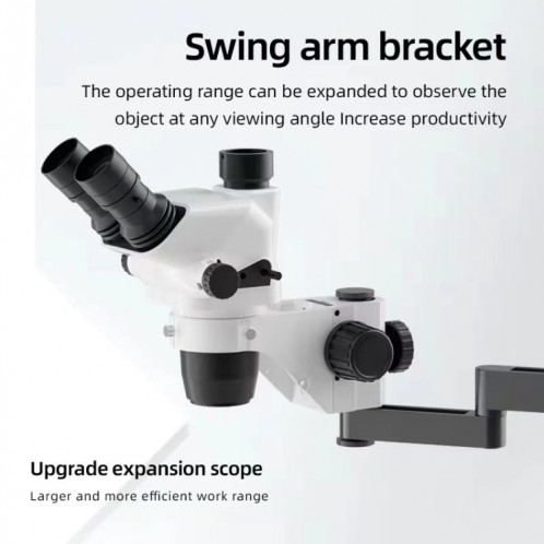 Luowei LW-017 360 Bras de support en métal universel pour microscope de levage pliant rotatif SH9618927-09