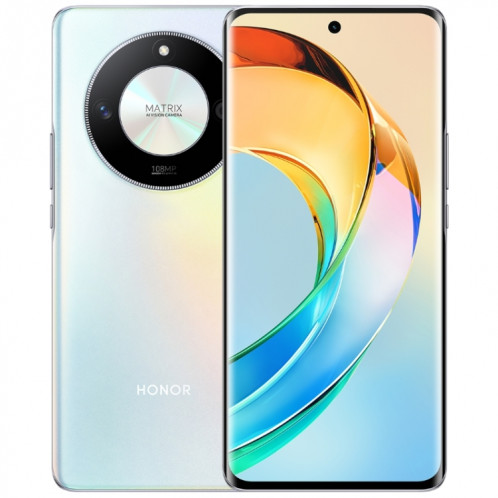 Honor X50 5G, appareil photo 108 MP, 6,78 pouces MagicOS 7.1.1 Snapdragon 6 Gen1 Octa Core jusqu'à 2,2 GHz, réseau : 5G, OTG, ne prend pas en charge Google Play, mémoire : 16 Go + 512 Go (argent) SH704D1318-08