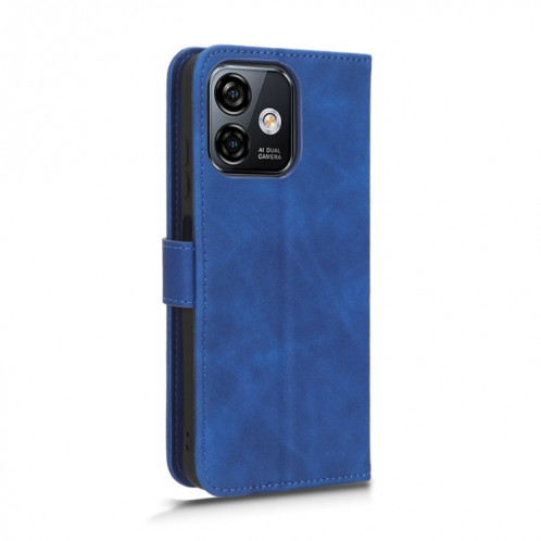 Pour Ulefone Note 16 Pro Skin Feel Étui de téléphone en cuir à rabat magnétique (Bleu) SH001B965-06
