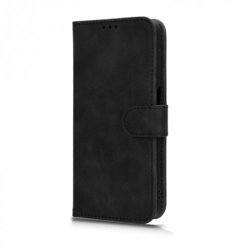 Pour Ulefone Note 15 Skin Feel Étui de téléphone en cuir à rabat magnétique (Noir) SH002A1170-06