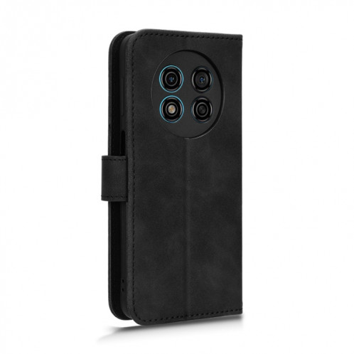 Pour Ulefone Note 15 Skin Feel Étui de téléphone en cuir à rabat magnétique (Noir) SH002A1170-06