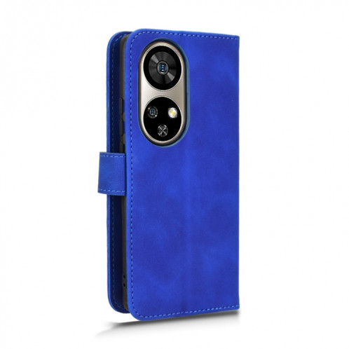 Pour Ulefone Note 17 Pro Skin Feel Étui de téléphone en cuir à rabat magnétique (Bleu) SH003B617-06
