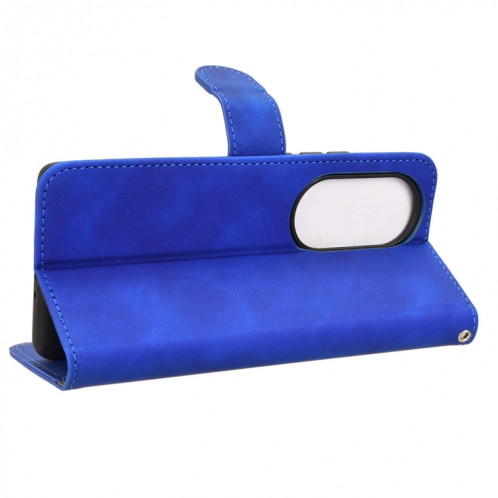 Pour Ulefone Note 17 Pro Skin Feel Étui de téléphone en cuir à rabat magnétique (Bleu) SH003B617-06