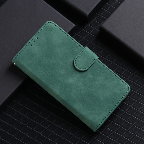 Pour Ulefone Note 17 Pro Skin Feel Étui de téléphone en cuir à rabat magnétique (Vert) SH003C870-06