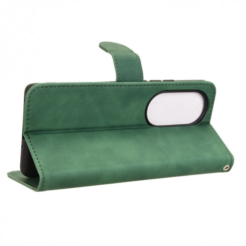 Pour Ulefone Note 17 Pro Skin Feel Étui de téléphone en cuir à rabat magnétique (Vert) SH003C870-06