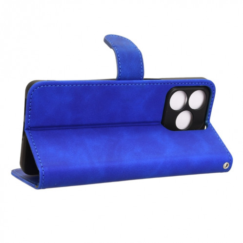 Pour Ulefone Note 18 Ultra Skin Feel Étui de téléphone en cuir à rabat magnétique (Bleu) SH004B1147-06