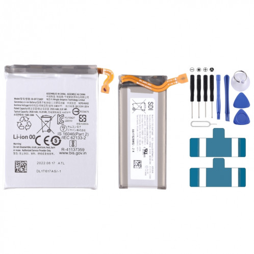 EB-BF723ABU EB-BF724ABU 1 paire 2555 mAh 1070 mAh remplacement de batterie pour Samsung Galaxy Z Flip Flip4 F721U F721B SH86031961-00