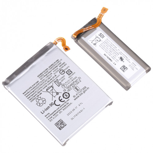 EB-BF723ABU EB-BF724ABU 1 paire 2555 mAh 1070 mAh remplacement de batterie pour Samsung Galaxy Z Flip Flip4 F721U F721B SH86031961-00