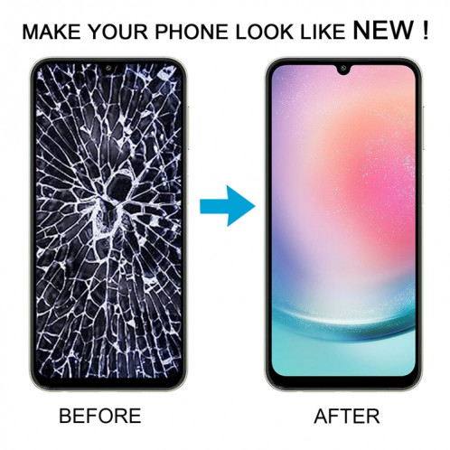 Pour Samsung Galaxy A24 4G SM-A245F écran LCD d'origine numériseur assemblage complet avec cadre SH01151156-07