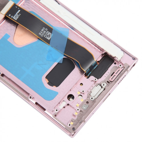 Pour Samsung Galaxy Note20 Ultra 5G SM-N986B 6,78 pouces OLED LCD Écran Numériseur Assemblage Complet avec Cadre (Or) SH901J1087-08