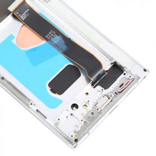 Pour Samsung Galaxy Note20 Ultra 5G SM-N986B 6,78 pouces OLED LCD Écran Numériseur Assemblage Complet avec Cadre (Argent) SH901S570-08