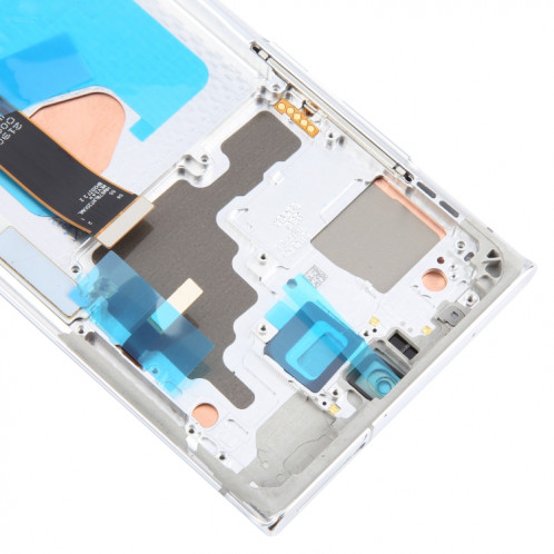 Pour Samsung Galaxy Note20 Ultra 5G SM-N986B 6,78 pouces OLED LCD Écran Numériseur Assemblage Complet avec Cadre (Argent) SH901S570-08