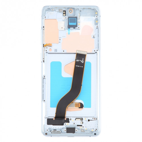 Pour Samsung Galaxy S20+ 4G/5G SM-G985/986 6,67 pouces OLED LCD Écran Numériseur Assemblage Complet avec Cadre (Bleu) SH902L309-08
