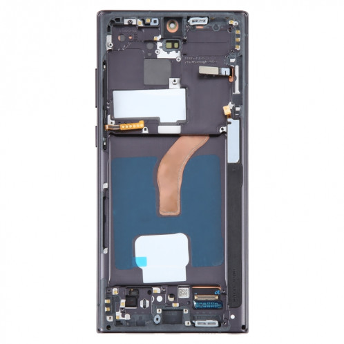 Ecran pour Samsung Galaxy S22 Ultra 5G SM-S908B 6,78 pouces Version européenne OLED complet avec cadre (noir) SH0905750-07