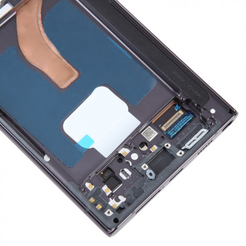 Ecran pour Samsung Galaxy S22 Ultra 5G SM-S908B 6,78 pouces Version européenne OLED complet avec cadre (noir) SH0905750-07