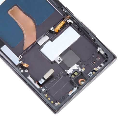 Ecran pour Samsung Galaxy S22 Ultra 5G SM-S908B 6,78 pouces Version européenne OLED complet avec cadre (noir) SH0905750-07