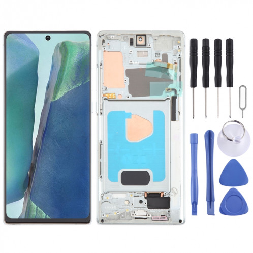 Pour Samsung Galaxy Note20 SM-N980 6,67 pouces OLED LCD Écran Numériseur Assemblage Complet avec Cadre (Vert) SH908G739-08