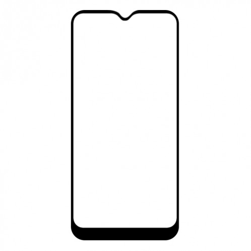 Pour Motorola Moto E (2020) Film en verre trempé plein écran à colle complète (noir) SH120A1550-08