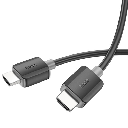 Câble de données hoco US08 HDTV 2.0 mâle vers mâle 4K HD, longueur du câble : 1 m (noir) SH901A1511-06