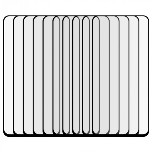 Pour Motorola Moto G Stylus 25 PCS Full Glue Film en verre trempé plein écran (noir) SH023A931-08