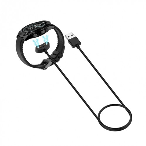 Pour chargeur de berceau magnétique Ticwatch Pro 5 câble de charge USB, longueur: 1 m (noir) SH901A713-08