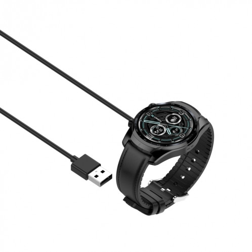 Pour chargeur de berceau magnétique Ticwatch Pro 5 câble de charge USB, longueur: 1 m (noir) SH901A713-08