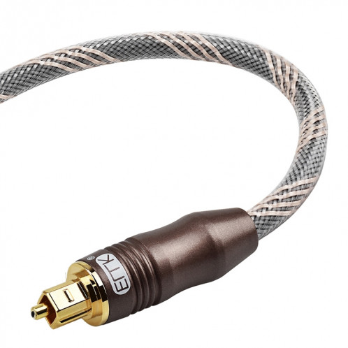 Port carré de 25m EMK OD6.0mm Toslink au câble de connexion de fibre optique audio numérique de port carré TV SE4611791-010
