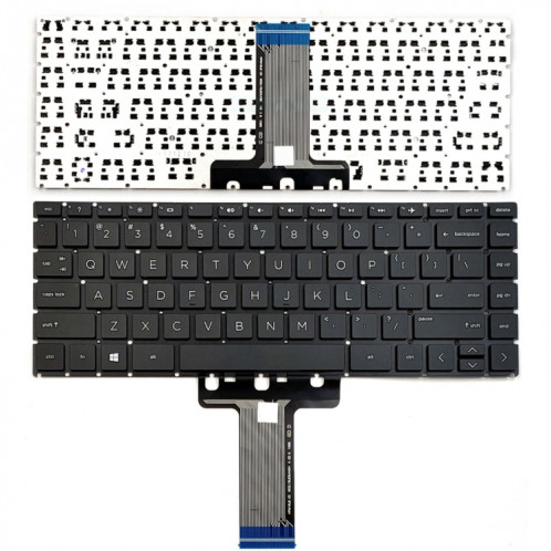 Pour clavier HP 14-CF / 14s-CF / 14-DK / 14s-DK version américaine SH46011290-06