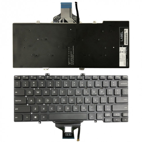 Pour clavier rétroéclairé Dell Latitude 7400/3400 US Version SH4801963-07