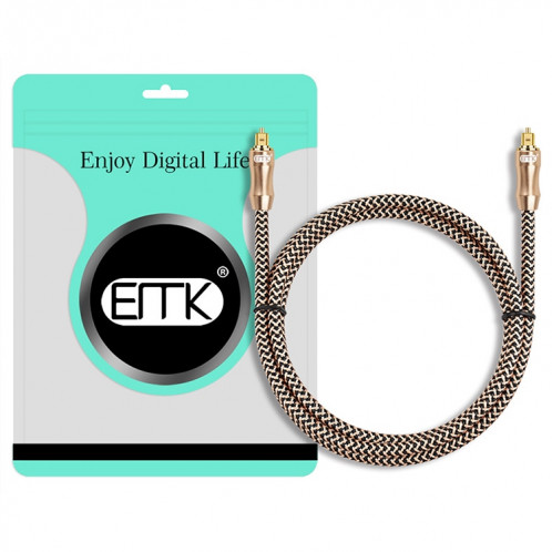 25m EMK OD6.0mm câble de connexion de fibre optique audio numérique TV plaqué or SE55111568-015